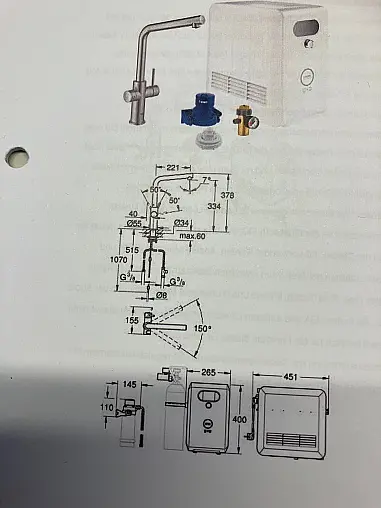 Grohe Einhand Spültisch-Armatur mit Filterfunktion
