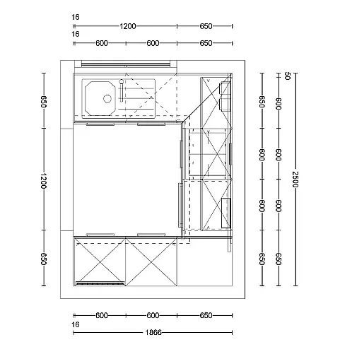 Exklusive Messeküche - U-Küche auf kleinem Raum perfekt ausgenutzt - Lacklaminat Steingrau - XL