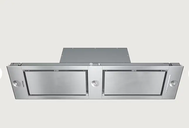Lüfterbaustein MIELE DA 2628 Edelstahl mit energiesparender LED-Beleuchtung und Tipptasten für komfortable Bedienung.