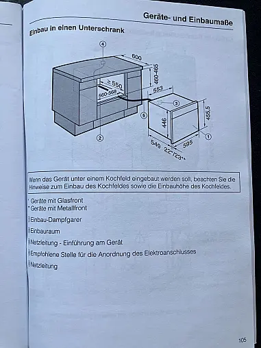 MIELE Einbau-Dampfgarer DG6401