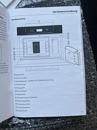MIELE Einbau-Dampfgarer DG6401