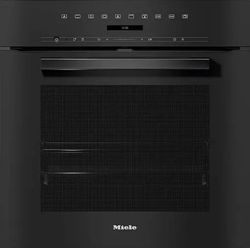 Dampfbackofen Obsidianschwarz
