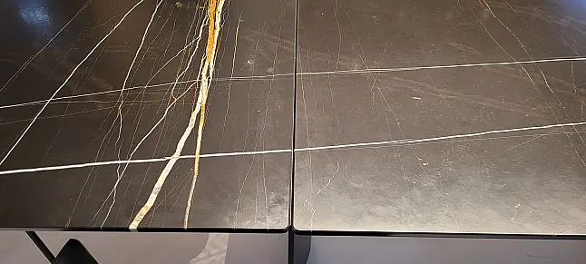 Leipzig_  Marmor Esstisch mit Auszug Länge 200 - 280cm