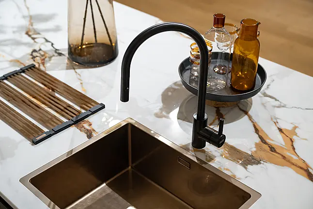 Eiken trend/Blackwood eilandkeuken