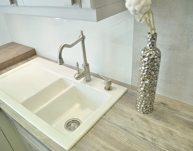 Küche Echtholz York Seidengrau Nobilia - Thumbnail 4