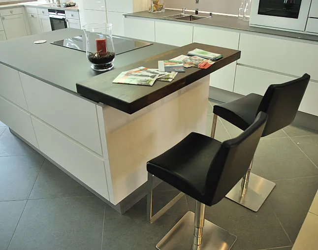 Fokus Lack Hochglanz Weiss + Seidengrau - Thumbnail 6