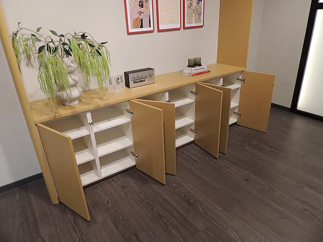 Rattana 8360 Gavi Eiche gebeizt mit Miele Geräten &amp; 4016 Smartglas