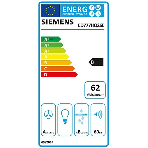 Siemens iQ500, Kochfeld mit Dunstabzug (Induktion), 70 cm, Mit Rahmen aufliegend ED777HQ26E (Lager/NB)