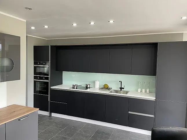 SieMatic SLC smartlack schwarz  softmatt Grifflos