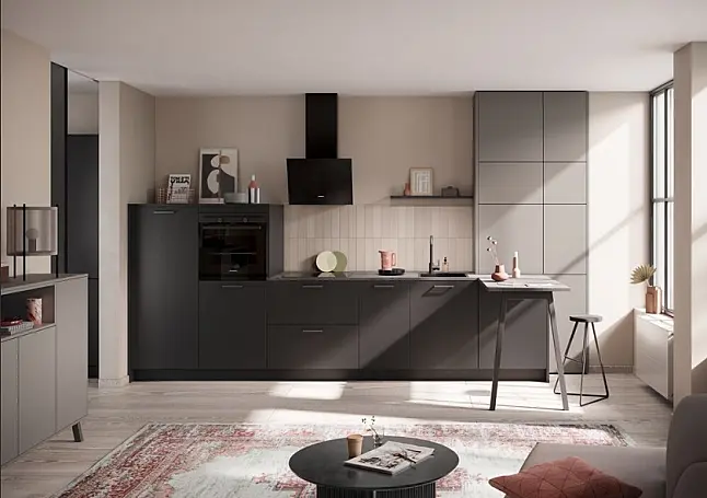 Concept 130 SCALA Greige CALGARY Samteiche Schwarz