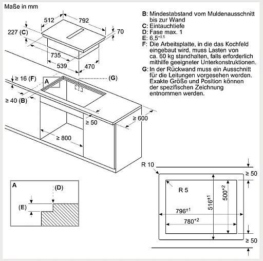 Elegantes Induktionskochfeld für maximale Flexibilität &amp; Komfort