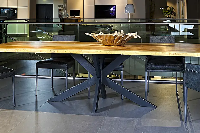 Koje 218 KL: Eettafel premium sycamore + REX