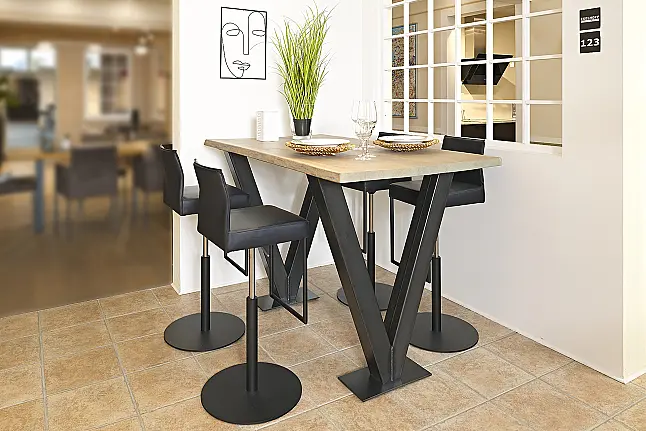 Koje 123 KL: Hoge tafel met V-frame
