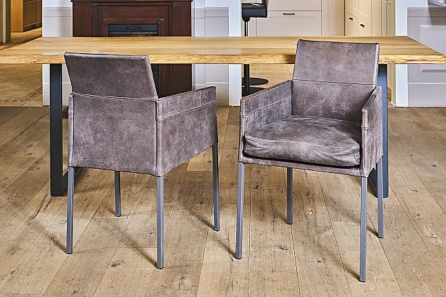 Koje 122 KL: Texas stoelen, leder Vintage