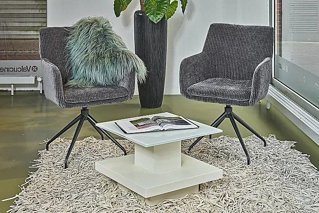 Koje 3 KH: Salontafel met glazen blad