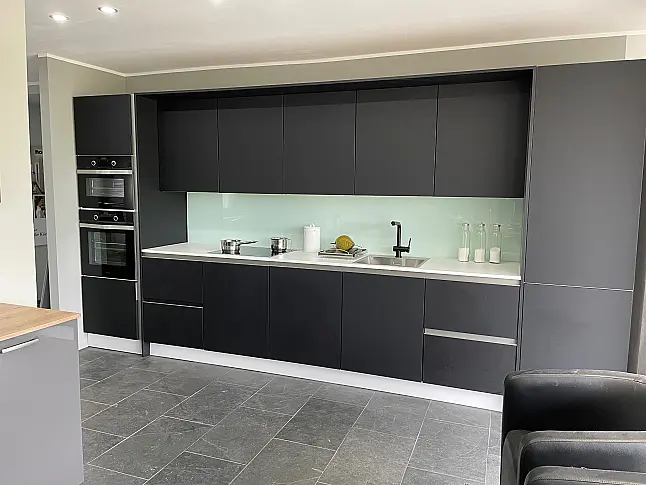 SieMatic SLC smartlack schwarz  softmatt Grifflos