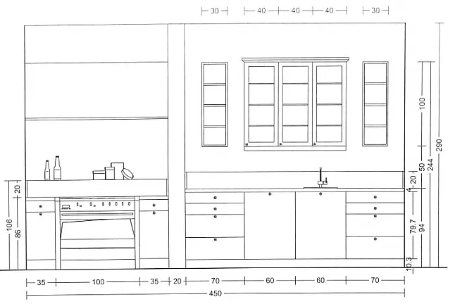 Außergewöhnlicher Landhausstil mit Arbeitstisch