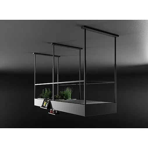 Spazioaube 180 cm Inselh - Schwarz - 600 m3/h ( Nur an Selbstabholer )