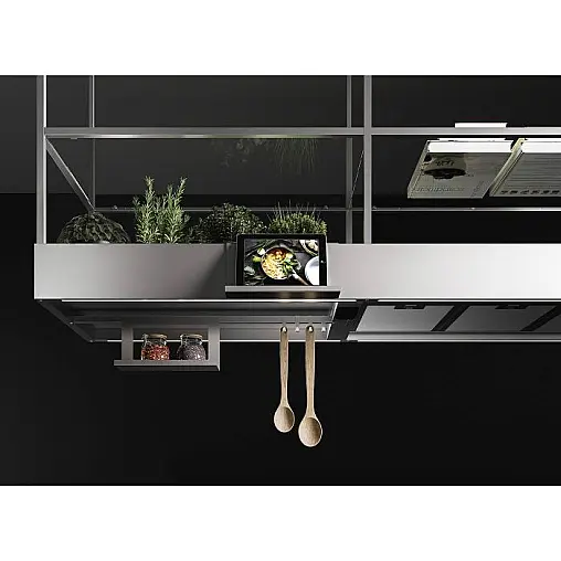 Spazioaube 180 cm Inselh - Schwarz - 600 m3/h ( Nur an Selbstabholer )