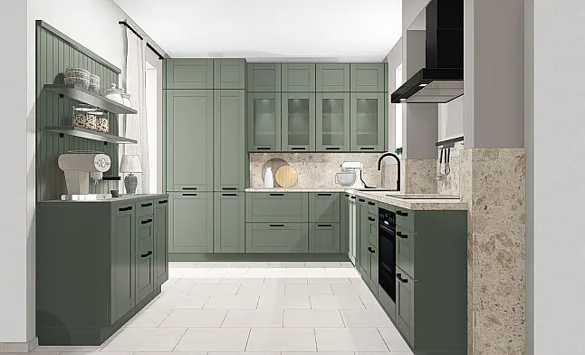 N873  HAMPTON Selection  Echtholz lackiert, Rahmen 86mm