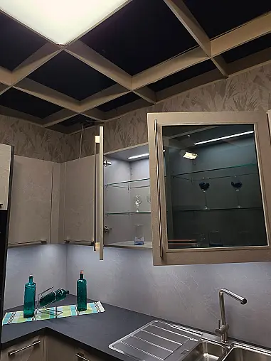 Schlichte  großzügige L Küche