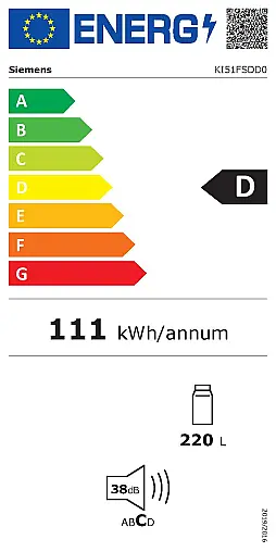 Siemens iQ700, Einbau-Kühlschrank, 140 x 56 cm, Flachscharnier mit Softeinzug KI51FSDD0 (Lager)