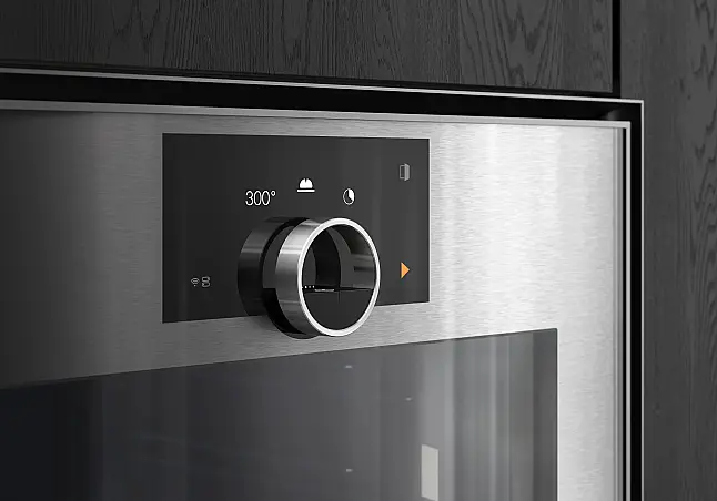 Gaggenau Serie Expressive Backofen 60 x 60 cm Türanschlag: links, Edelstahl hinter Rauchglas