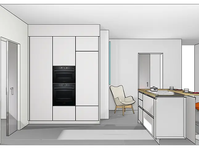 Systemat AV 2135-GL satin Mattlack UV