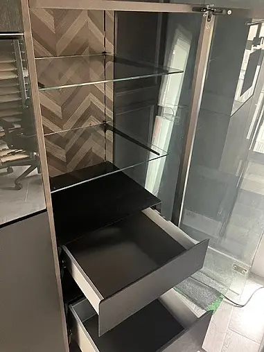 SieMatic Highboard/Vitrinenkombination