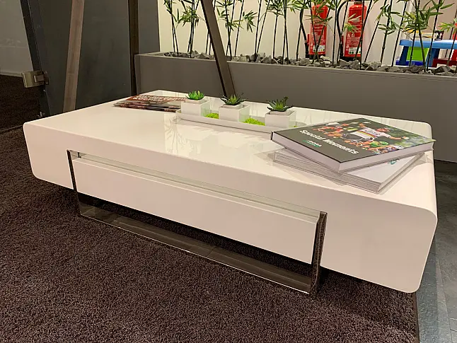 Dezenter weißer Couchtisch Modell CASE  - Preisreduzierung!/H