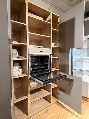 Natürlichkeit in ihrer schönsten Form - moderne Küche in Holz und Fango