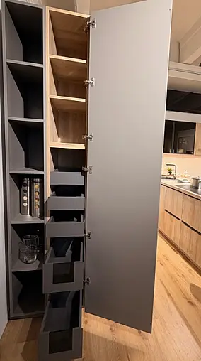 Natürlichkeit in ihrer schönsten Form - moderne Küche in Holz und Fango