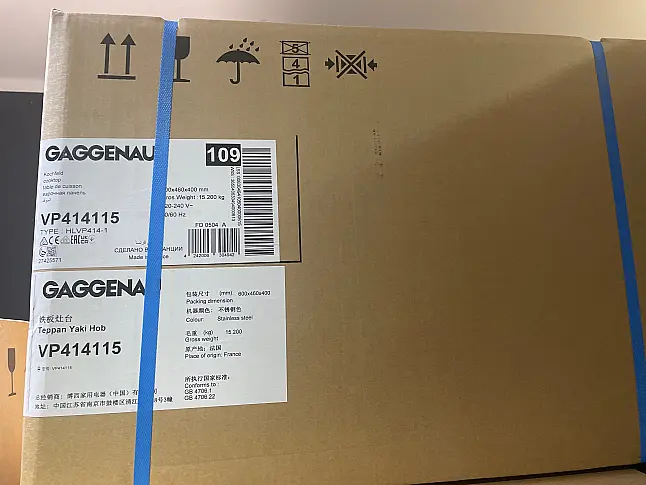 TEPPAN-YAKI Grill VP 414-115 Edelstahlrahmen