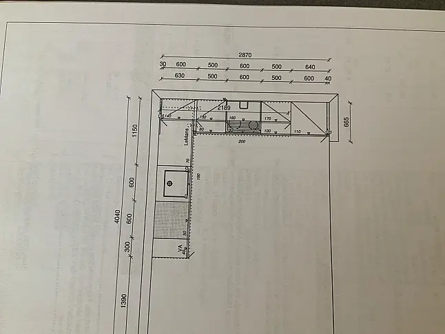 Hochwertige ELEMENTA Küche, Model Ravenna Kristallweiß
