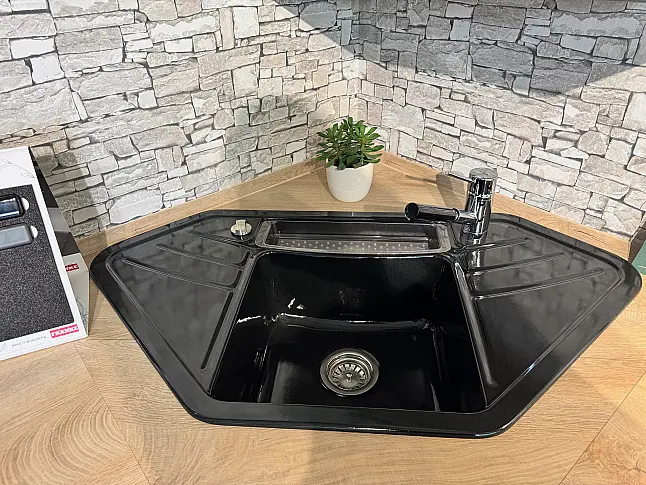 Cascada Lacklaminat Schilf mit Endgrain Oak NB Arbeitsplatte mit Bosch Geräte Abholung in Herne