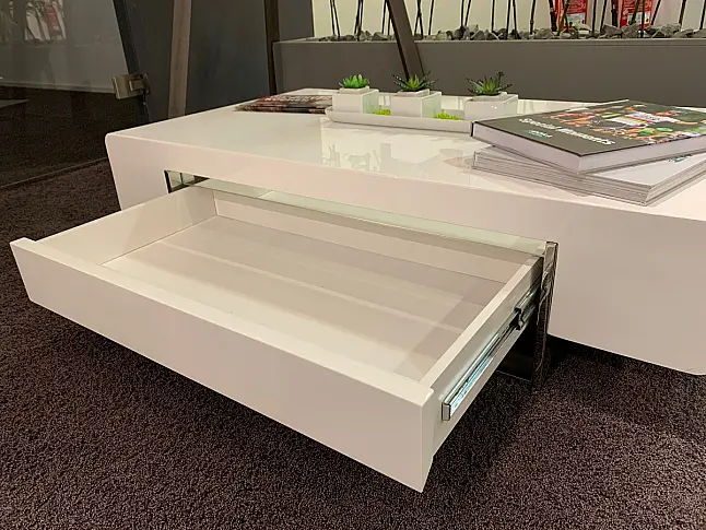 Dezenter weißer Couchtisch Modell CASE  - Preisreduzierung!/H