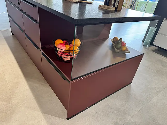 Easytouch Lacklaminat Graphitschwarz mit Bosch Geräte und eine Granit Arbeitsplatte Abholung in Herne