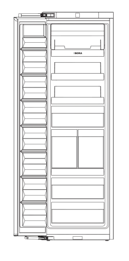 Freeze Gefrierschrank mit Wasseranschluss  F 178 GW