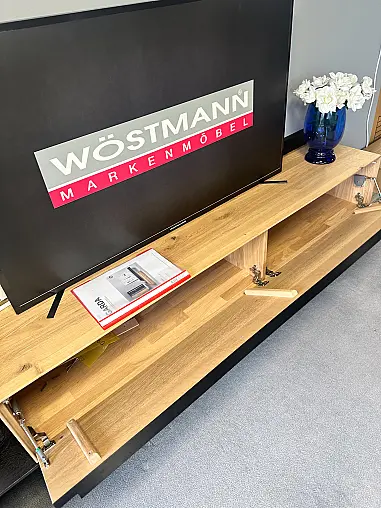 Wohnkombination mit Asteiche Bianco geölt