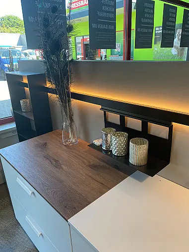 Sideboard Weiß Matt Modern Wohnmöbel Set von Nobilia