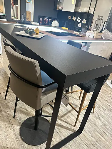moderne U-Küche in weiß Hochglanz