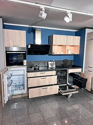 Die holzige Küchenzeile