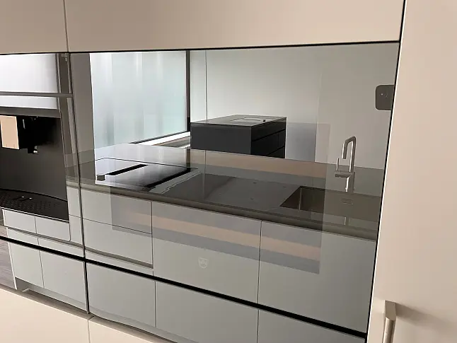 WineCooler V4000 in Spiegelglas Platinum, Tür Rechts