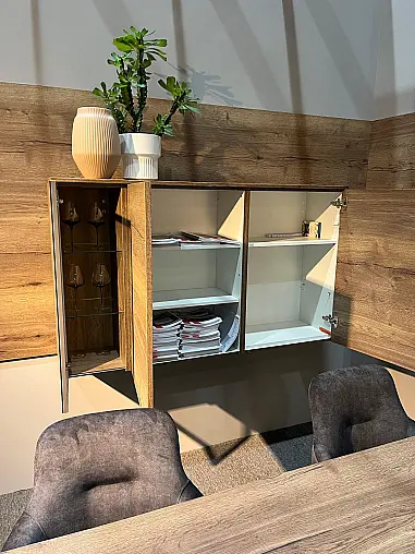Exklusives Esszimmer inkl. ausziehbarem Tisch und Stühlen - LED-Beleuchtungen - Messestück - sofort verfügbar !