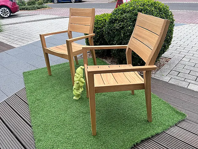Holz-Gartenstuhl
