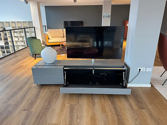 Lowboard „Cocoon“ von Spectral – Sonderanfertigung – Seitenverglasung