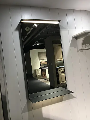 Exklusive Garderobe - Echtholz - Seidengrau lackiert