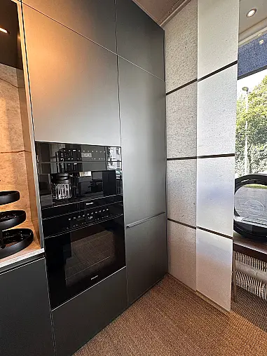 Moderne LEICHT-Küche Aluminium-Keramik-Massivholz
