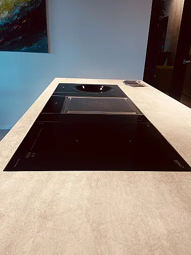 SmartLine Kochfeld-Wokmulde-Teppan Yaki mit Dunstabzug