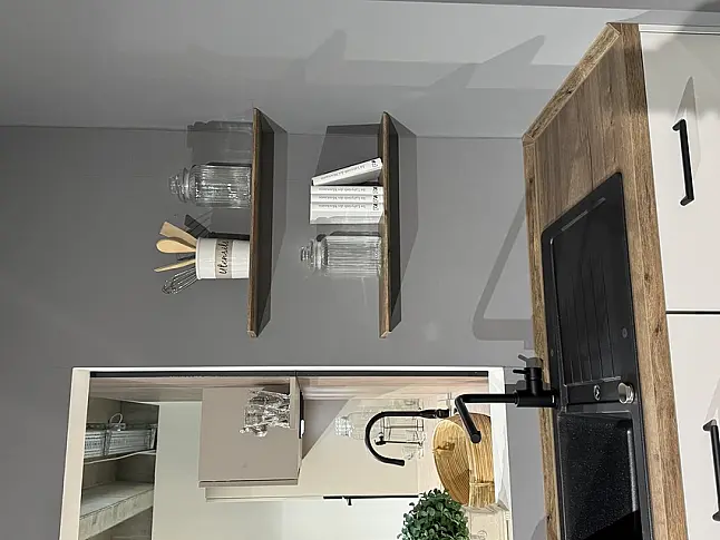 Abverkaufsküche Nobilia Touch Lacklaminat Seidengrau